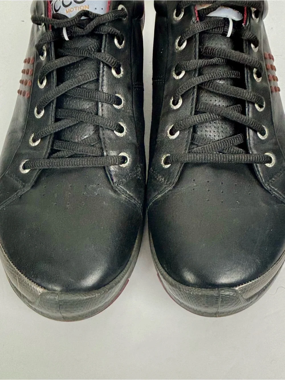 ECCO Biom Hybrid 2 Hydromax 46 Yak Black Leather Spikeless Golf Shoe Mens 12